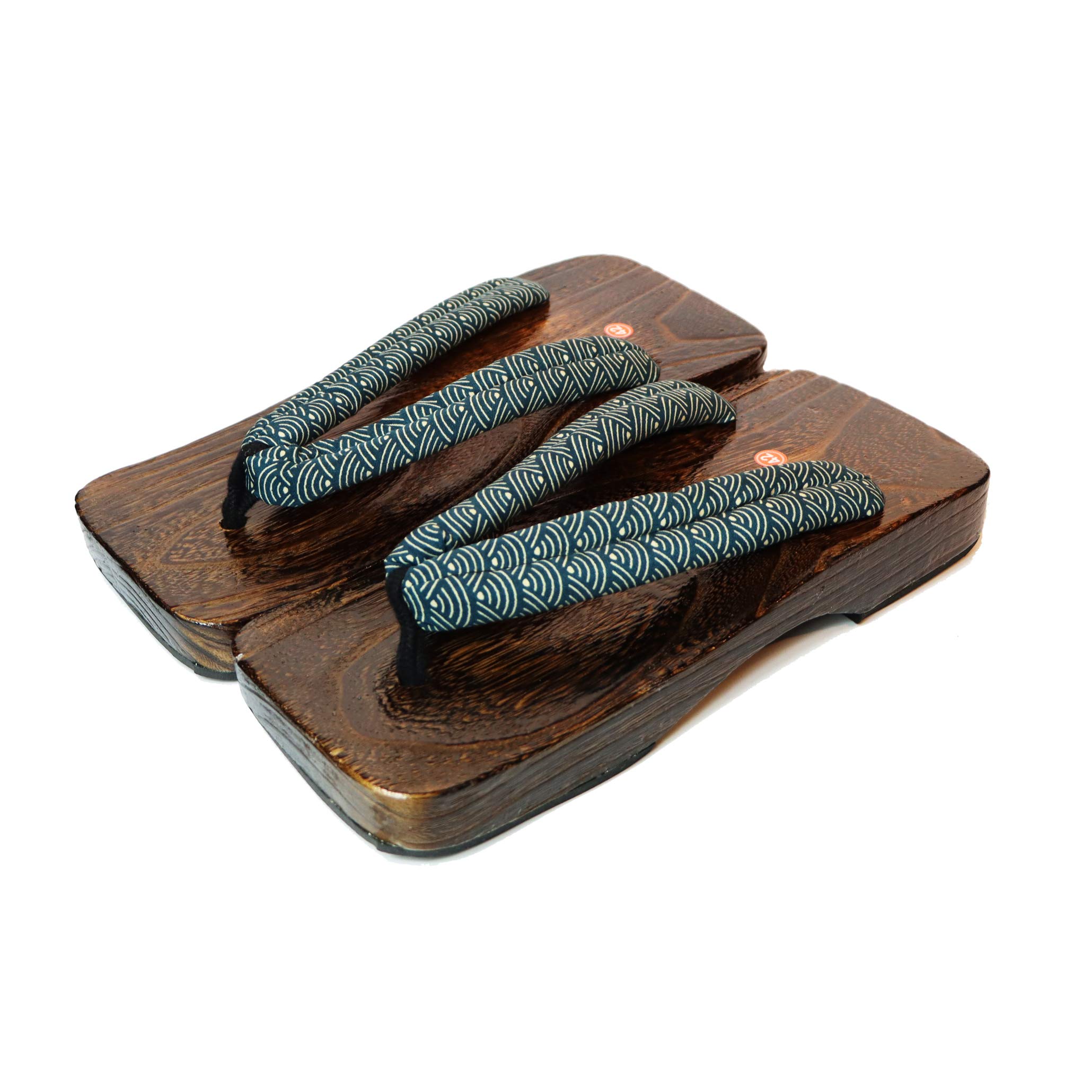 RIX Men's Japanese Style Wooden Geta Sandals