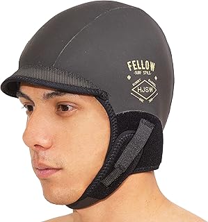 FELLOW サーフキャップ 寒冷地仕様 ウェットキャップ 3mm サーフィン 保温 裏起毛 速乾 真冬用 ウェットスーツ サーフィン 防寒