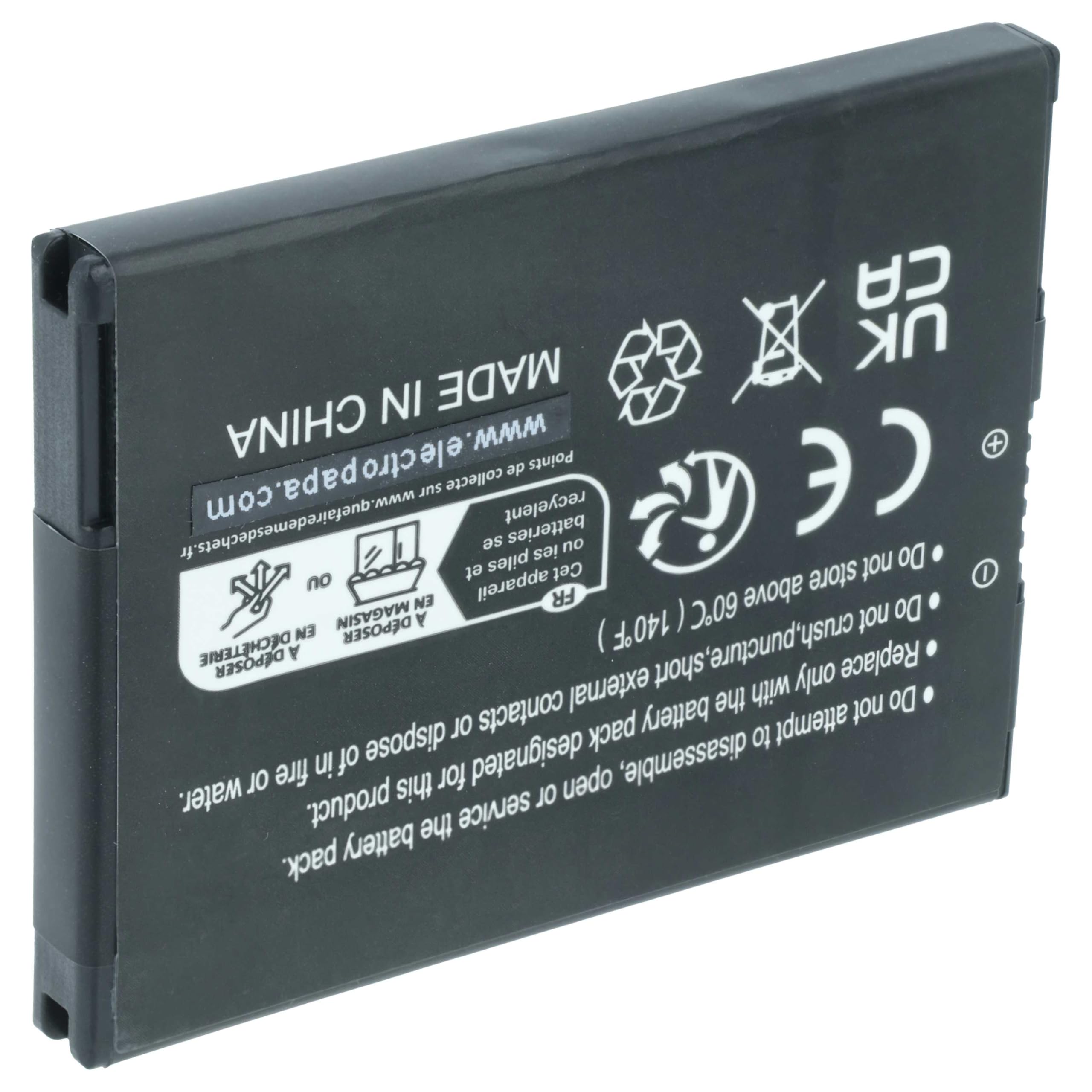 vhbw batteria sostituisce Honeywell 4000mAh 3,8V Li-Poly per lettore di codici a barre POS