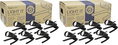 Miniatura 7 de Aquascape 84045 - Foco LED para estanque y paisaje, 1 vatio, color marrón