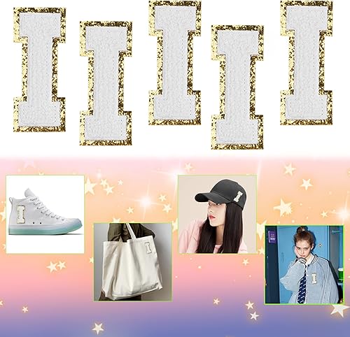 Miniatura 8 de Kare & Kind Parches de letras para planchar – Parches bordados de felpilla del alfabeto de la A a la Z – Para coser o planchar para ropa, camisas,