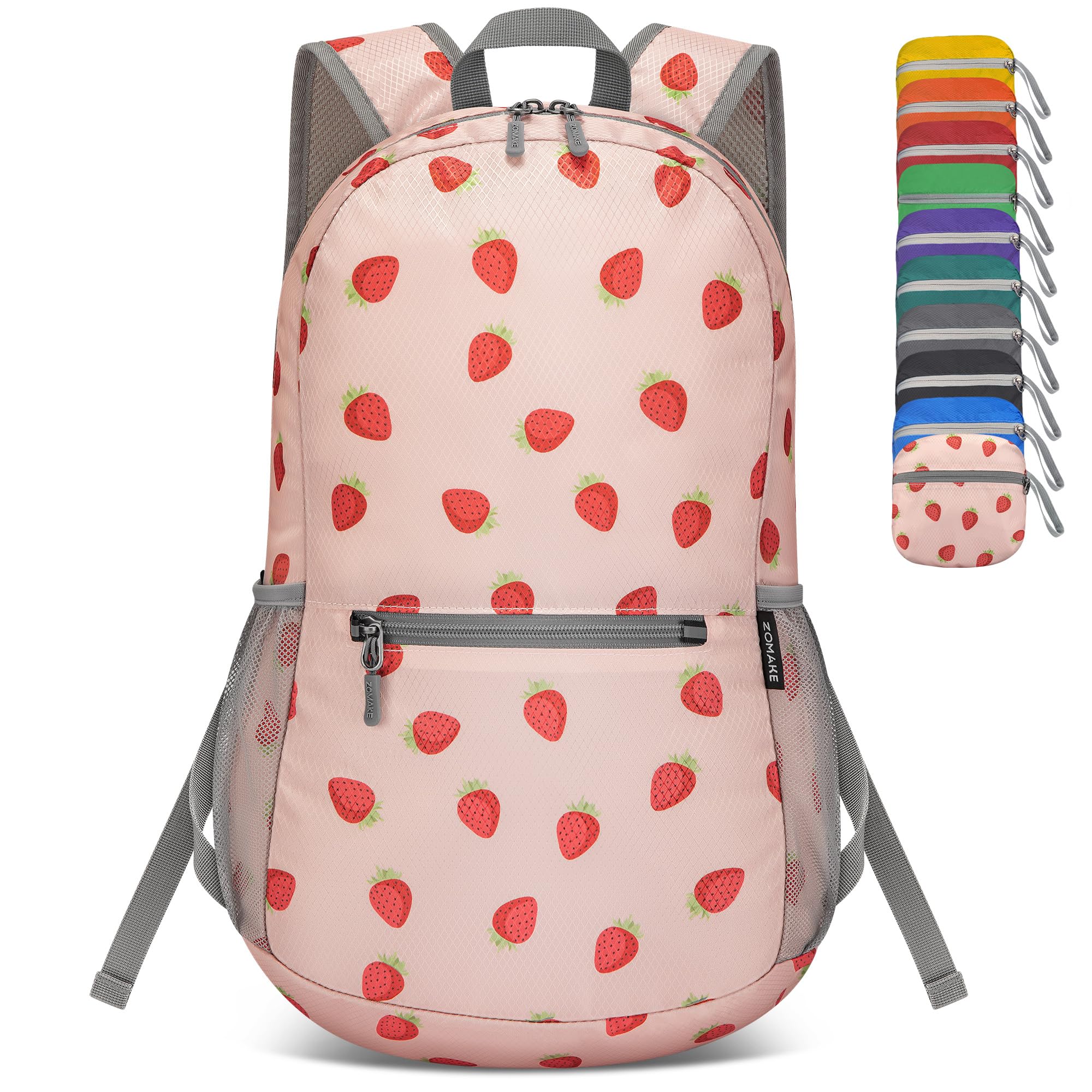 ZOMAKE Lightweight Packable Backpack, Foldable Small Travel Day Pack