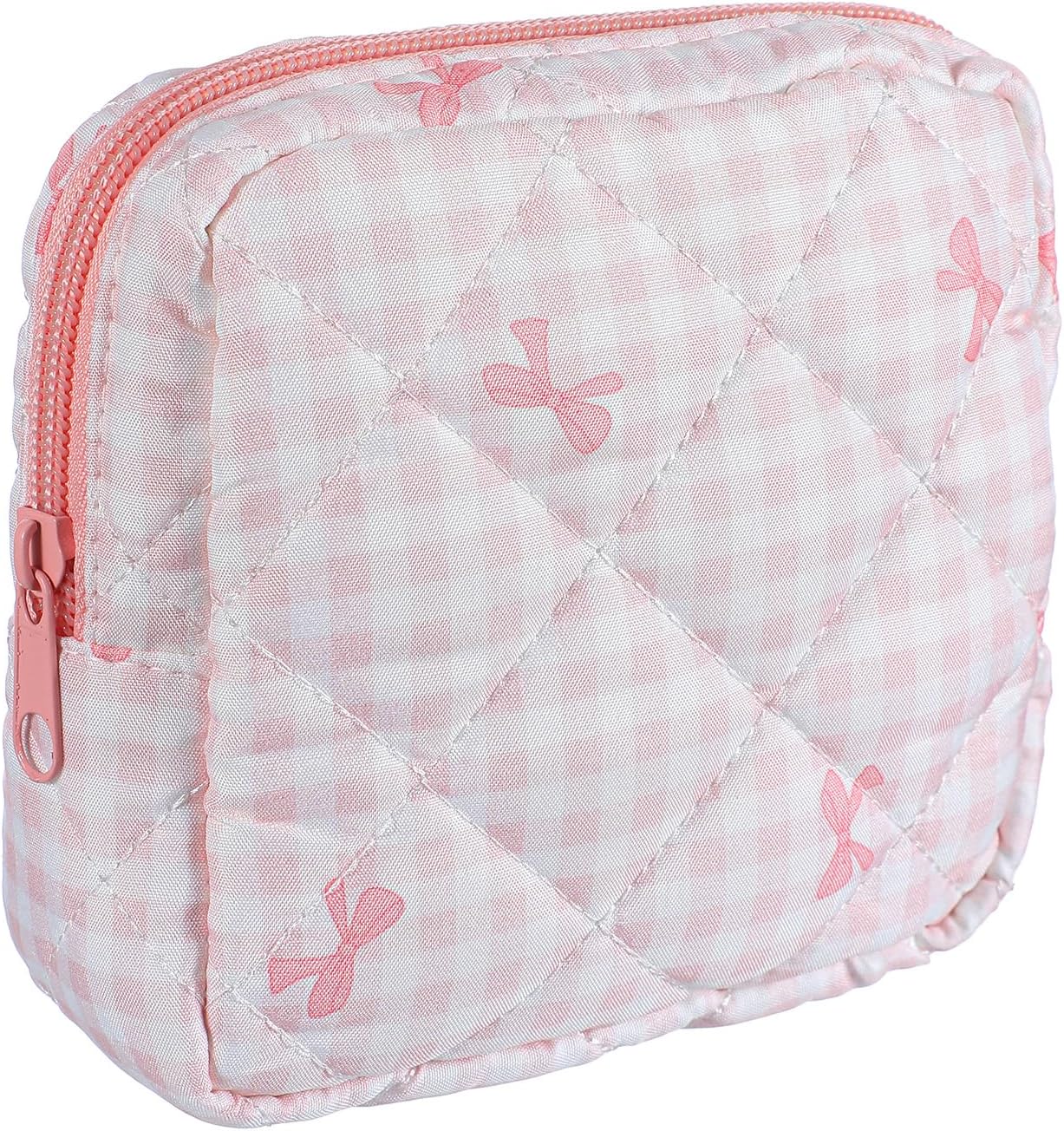 Period Bag Bow Period Pouch 4.7in Cute Pink Pad Bag