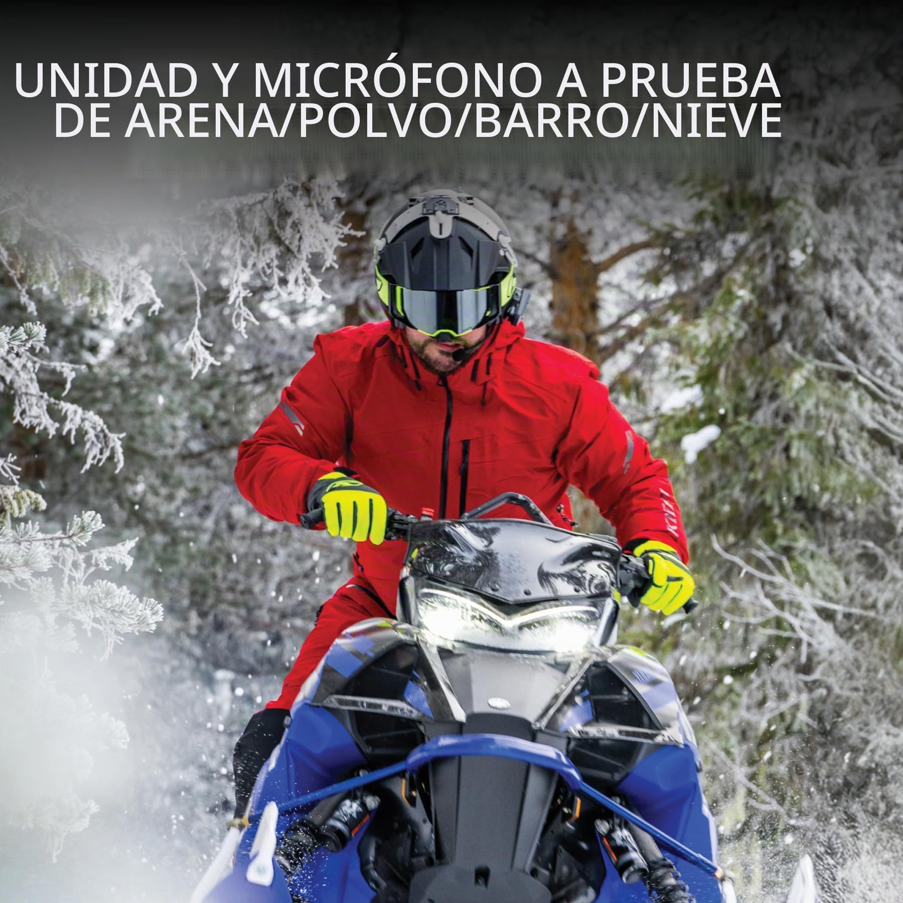 Cardo PACKTALK Edge Vehículos Todoterreno, Motos de Nieve, Lado x Lado, ATV Comunicación para Cada Terreno