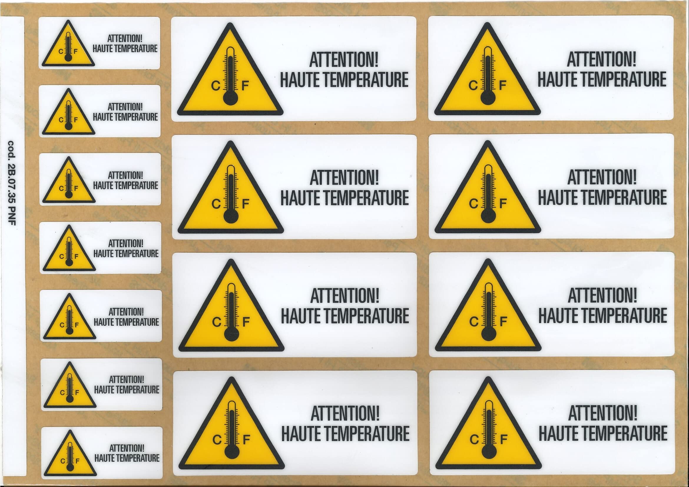 6 Aufkleber „Zutrittsverbot Für Nicht Genehmigte Personen“ – 140x60 Mm, Polycarbonat, Made In Italy