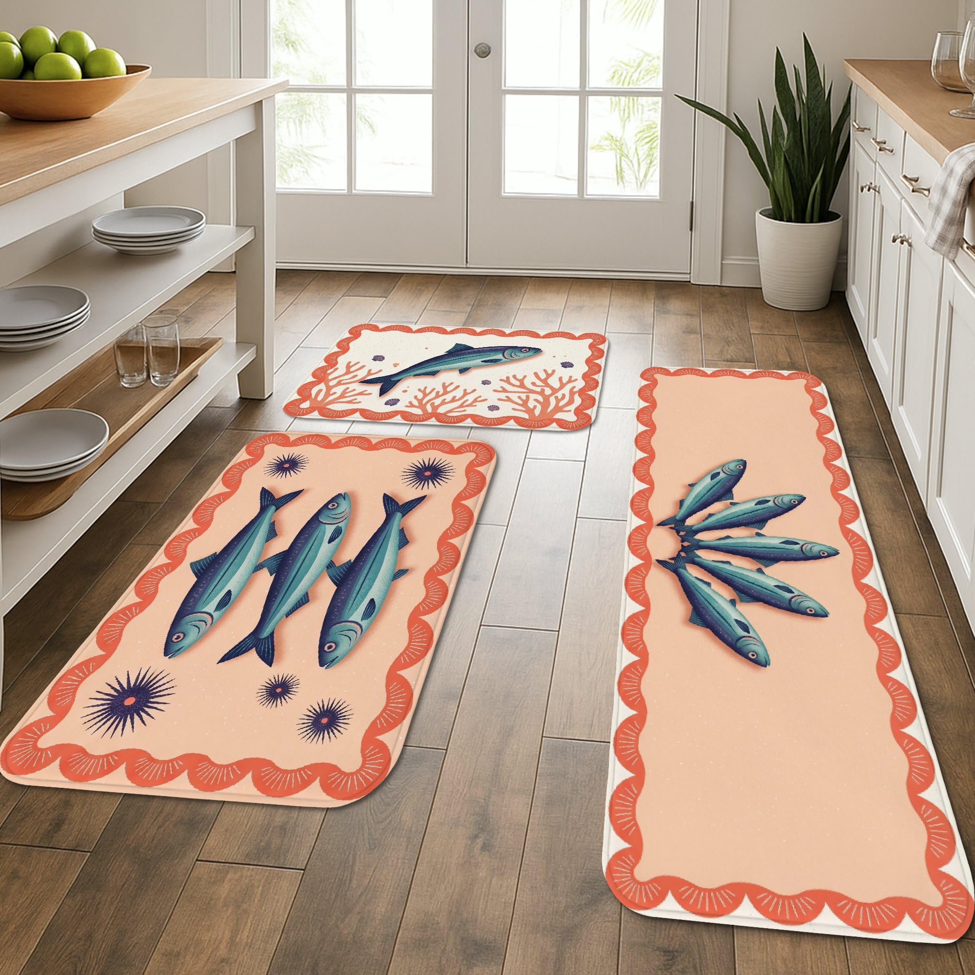 Tapis de cuisine pour évier résolvant le problème des sols froids et humides