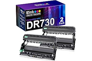 E-Z Ink Compatible Drum Unit Replacement 2-Pack for Brother DR-730 Compatible with...