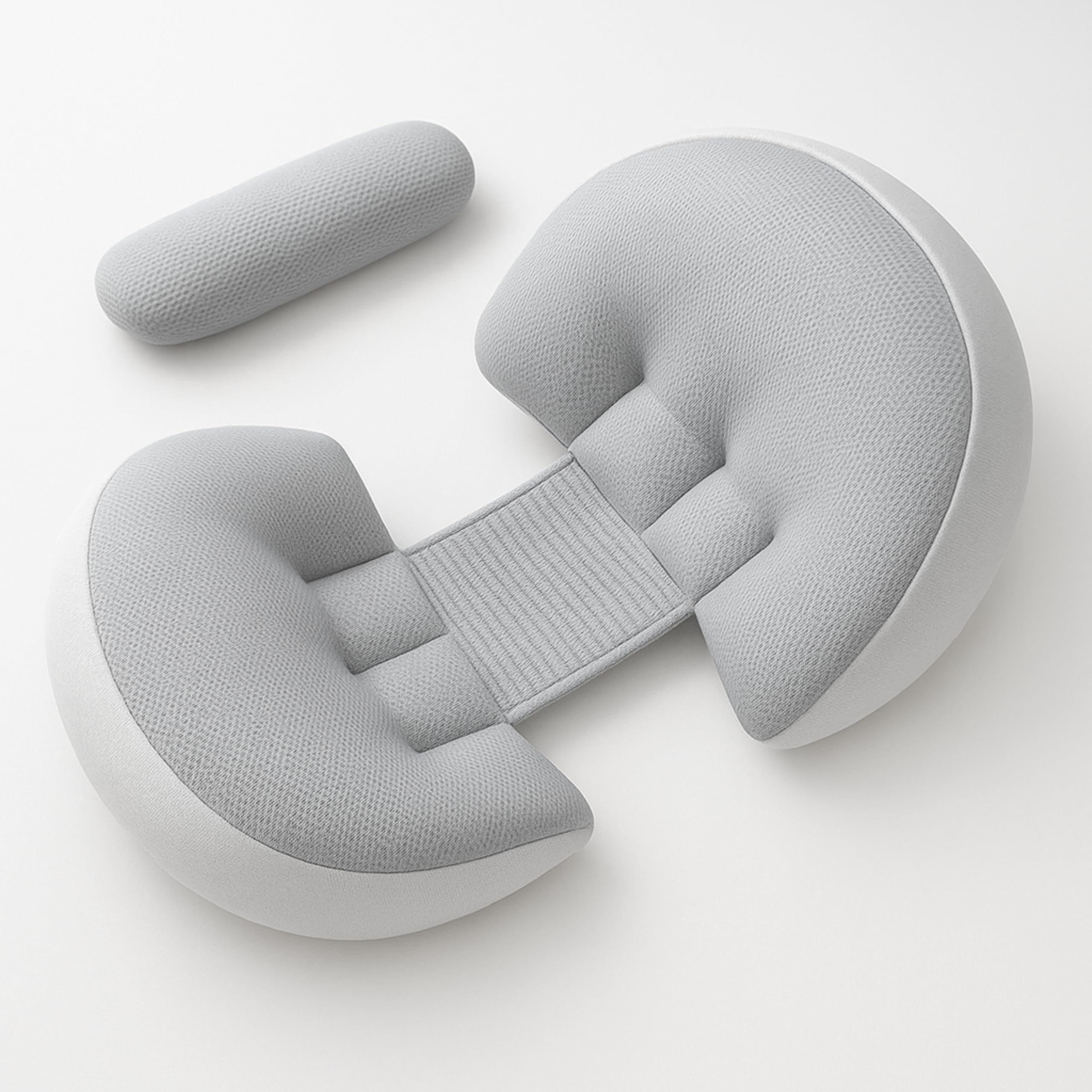OBABY Pregnancy Pillow – Adjustable U Shaped Pregnancy Pillow for Belly and Back Support, Maternity Body Pillow for Side Sleeping, Compact Pregnancy Support Pillow for Comfort.-image-26