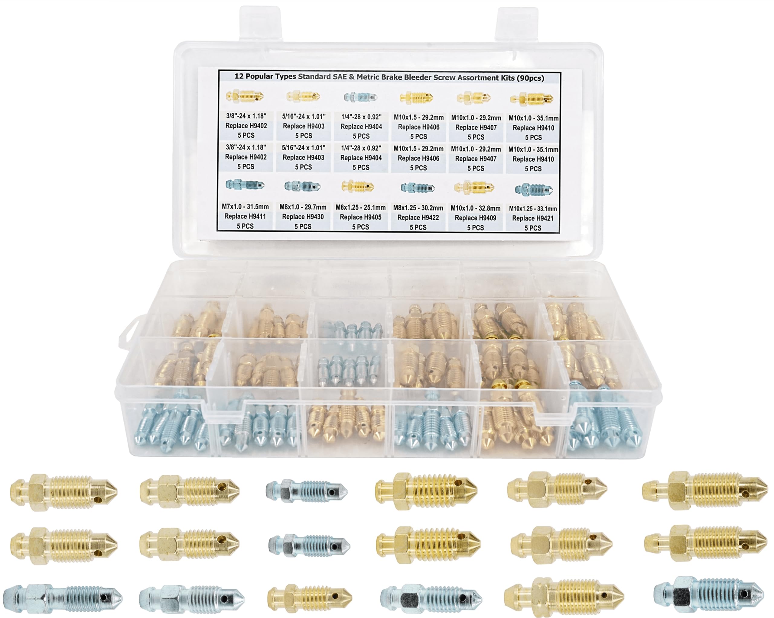 Amazon.com: Dsnaduo 12-Type Brake Bleeder Screws - Bleeder