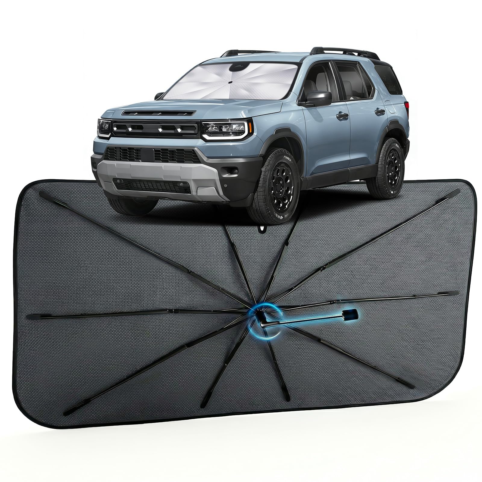 Car Windshield Sun Shade Umbrella for Honda Passport 2019-2026, 1:1 Fit