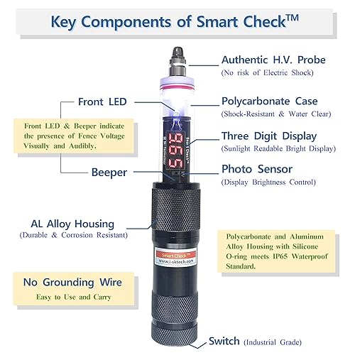 Miniatura 3 de Probador eléctrico de la cerca Voltímetro 20.000V - producto de Corea