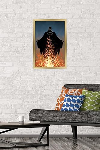 Miniatura 7 de Trends International DC Comics Batman - Póster de pared de fuego Versión con marco dorado
