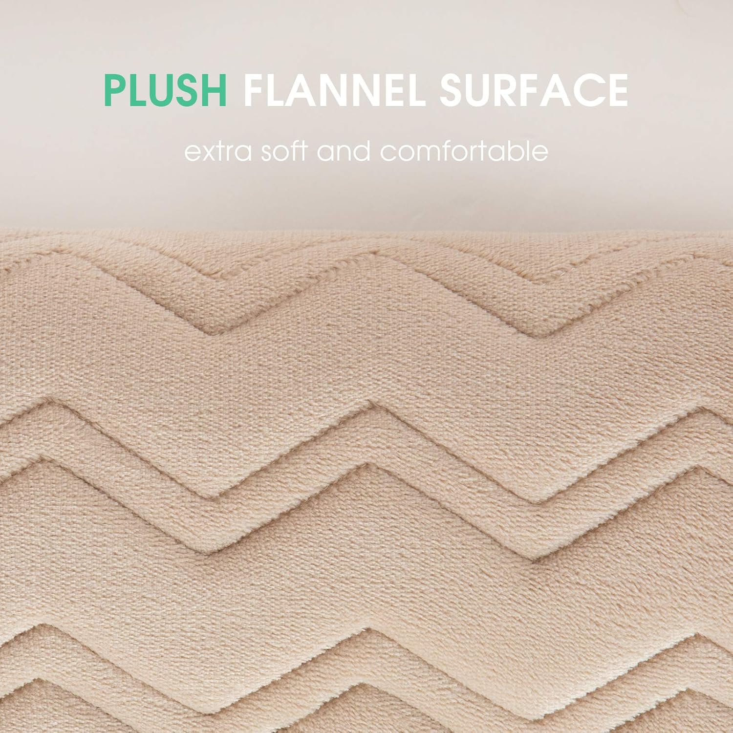 Memory Foam Bath Mat with Velvety Flannel-Absorbent Non Slip Bathroom Rug for Tub Shower (Khaki, 20"x32" 1 PCS)