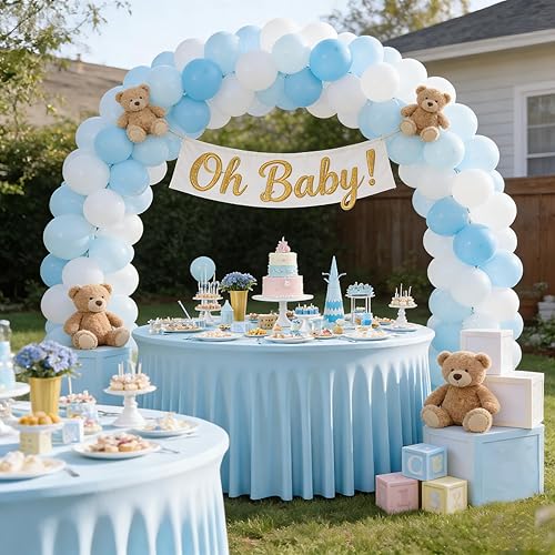 Miniatura 15 de Mantel redondo de 60 pulgadas blanco con borde elástico – Mantel ajustado sin arrugas y lavable para mesa redonda de 5 pies, mantel reutilizable