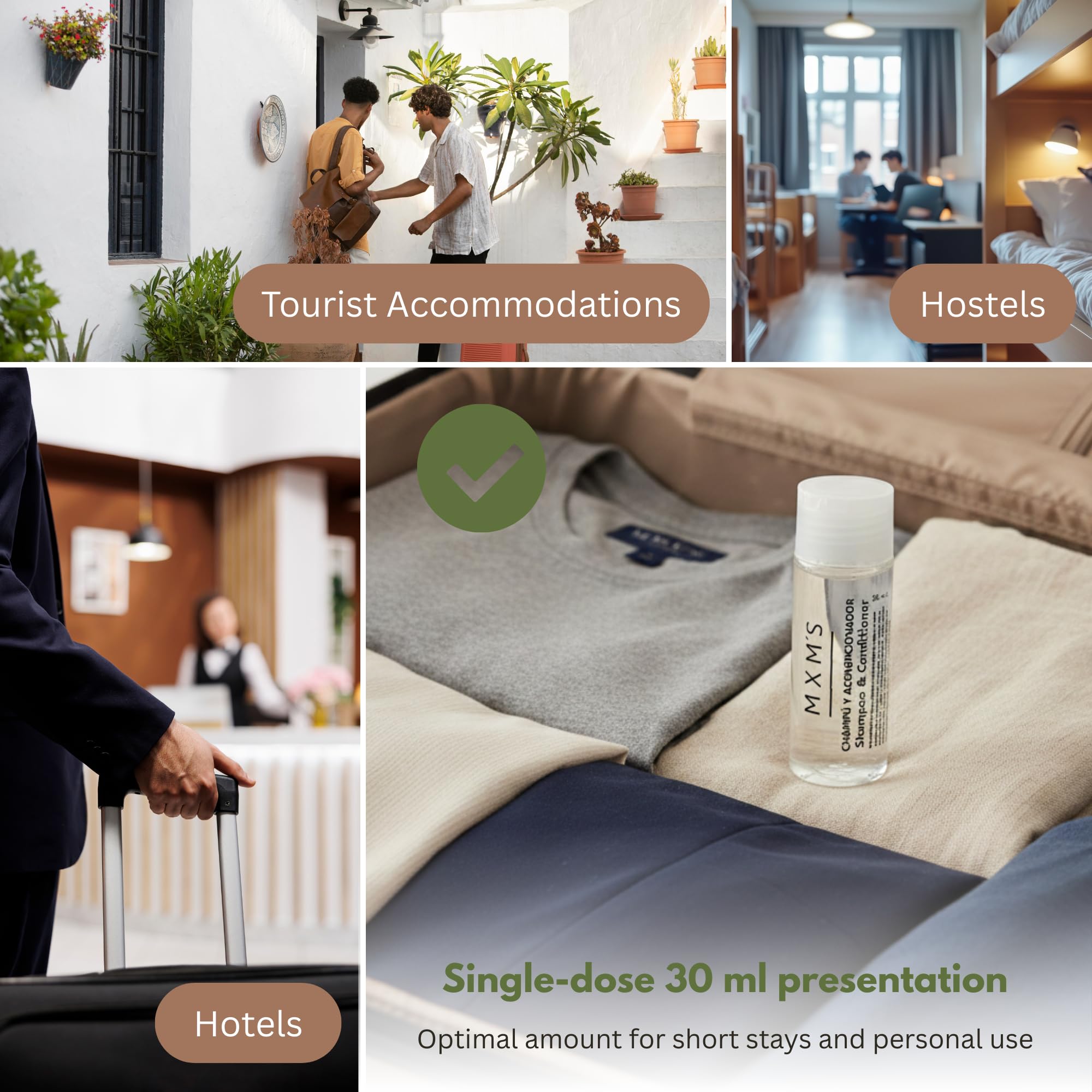 50 Flacons Shampooing 30 ml – Amenities Salle de Bain Monodose, Soin et Nettoyage des Cheveux, Format Voyage, Pack Hôtel, Kit Accueil, Recharge Rapide Hébergement