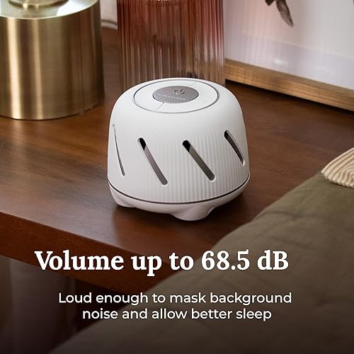 Miniatura 3 de Yogasleep Dohm Connect, máquina de sonido de ruido blanco, controles basados en aplicaciones, sonidos relajantes de un ventilador real, temporizador