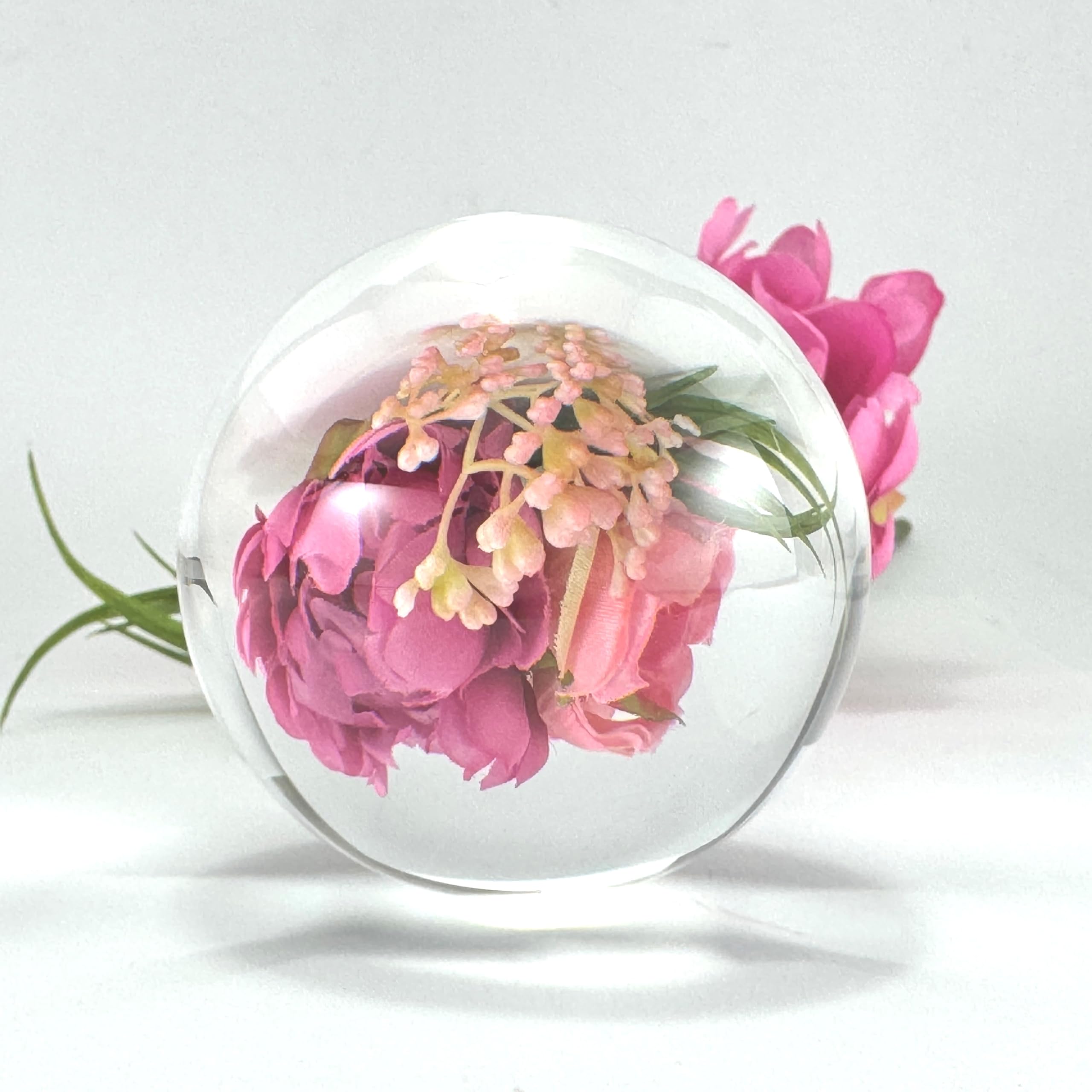 水晶玉（溶錬水晶玉）直径11cm Amazon.co.jp: 人工水晶玉(80mm) 木製台座付き クリスタルボール 溶錬