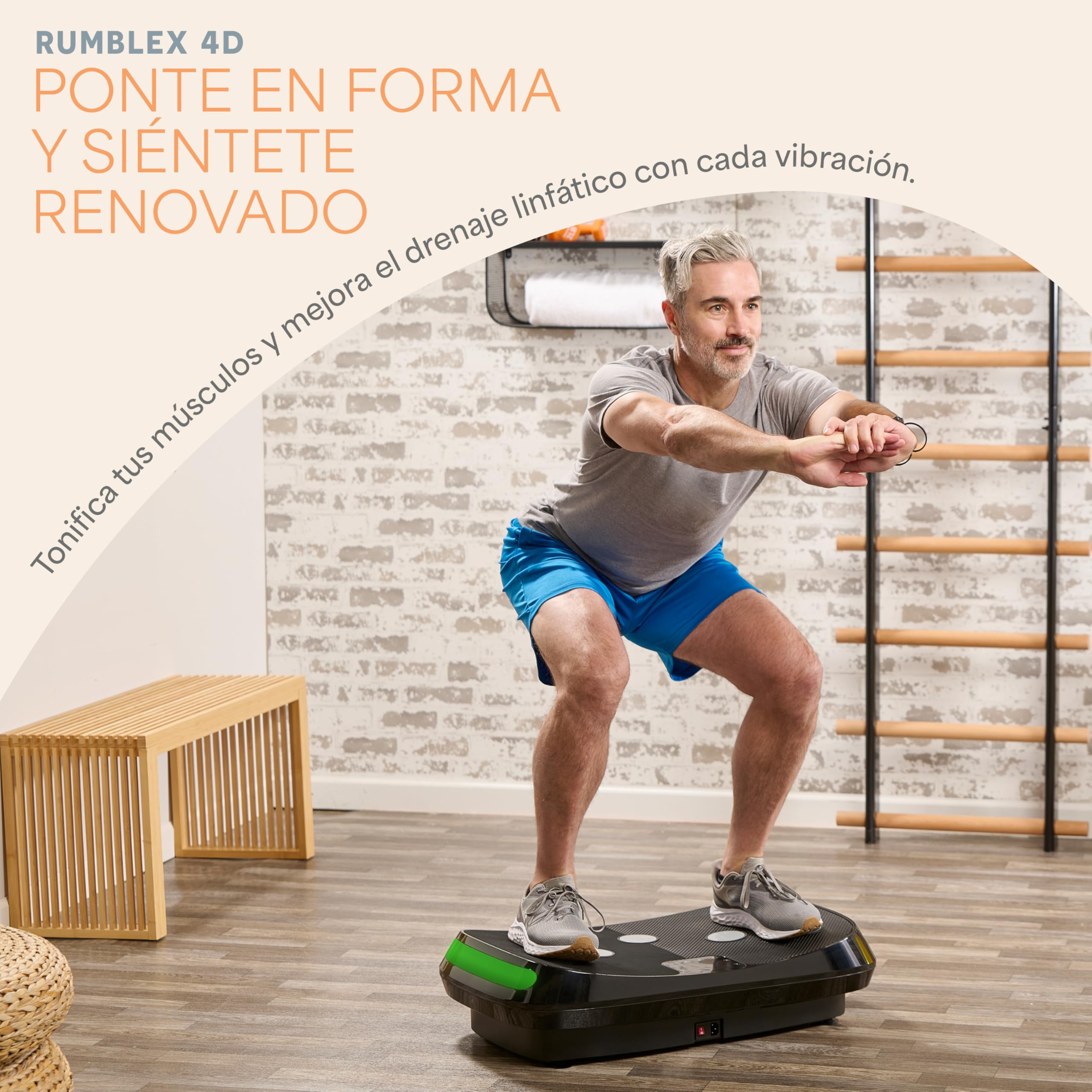 Lifepro- Ganzkörpertraining Geräte – Vibrationsboard Vibrationsplatte für effektives Training zu Hause