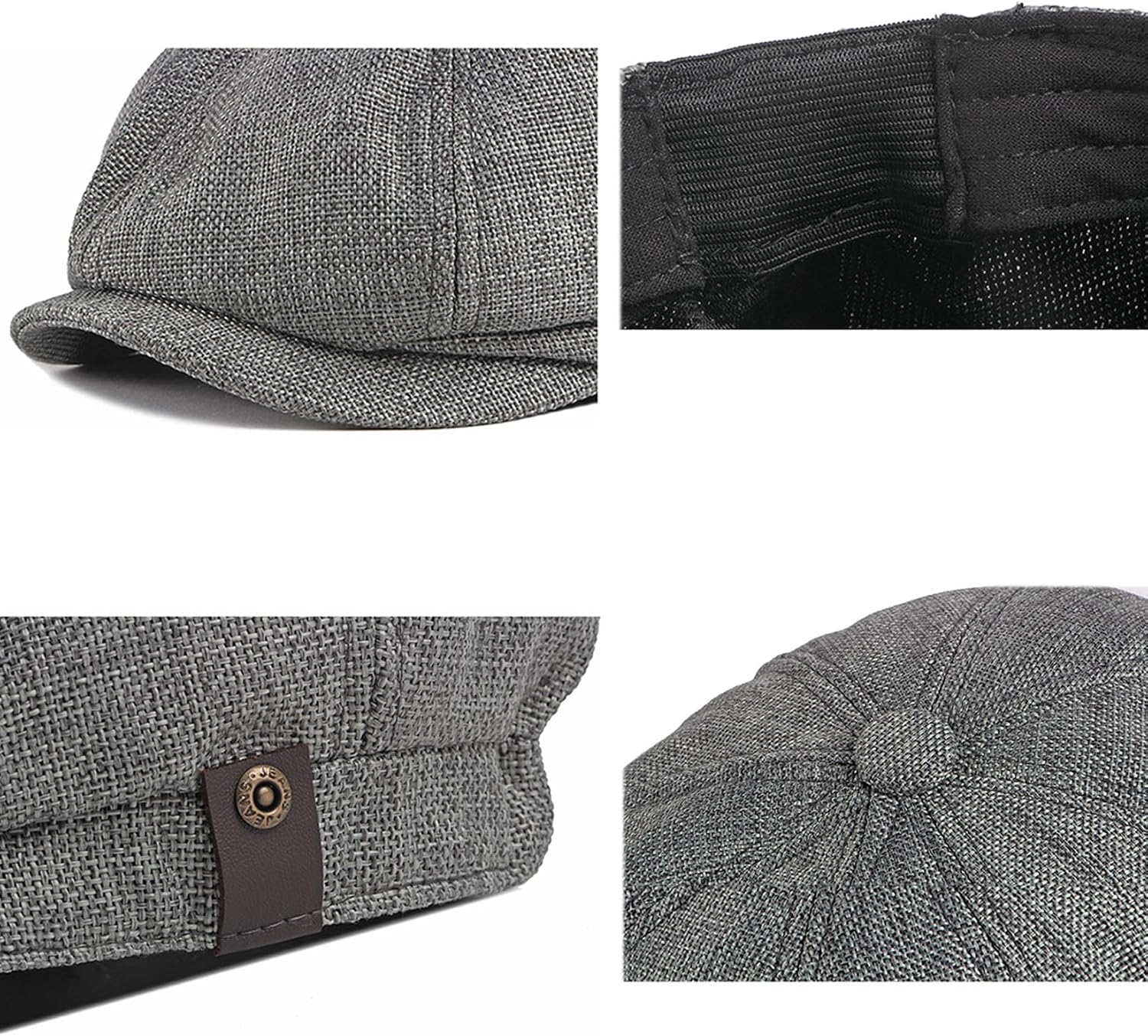 Women's Men's Newsboy Flat Cap Ivy Golf Cabbie Hat
