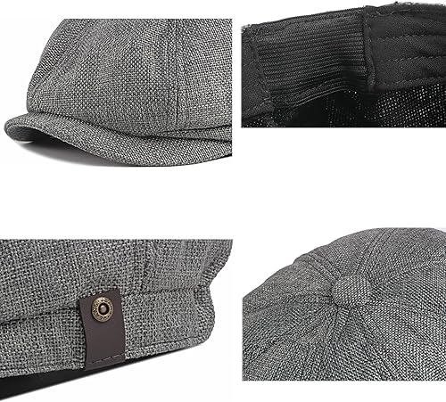 Miniatura 5 de Gorra plana para hombre Newsboy Ivy Golf Cabbie Hat