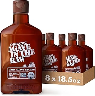 Agave In The Raw Organic Agave Nectar Sweetener, Blue Agave Syrup, No Er...