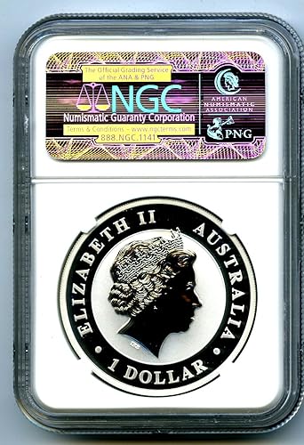 2011 Australia Australian Koala BERLIN BEAR PRIVY .999 Silver Coin 50000 Minted Rare!! $1 MS70 NGC