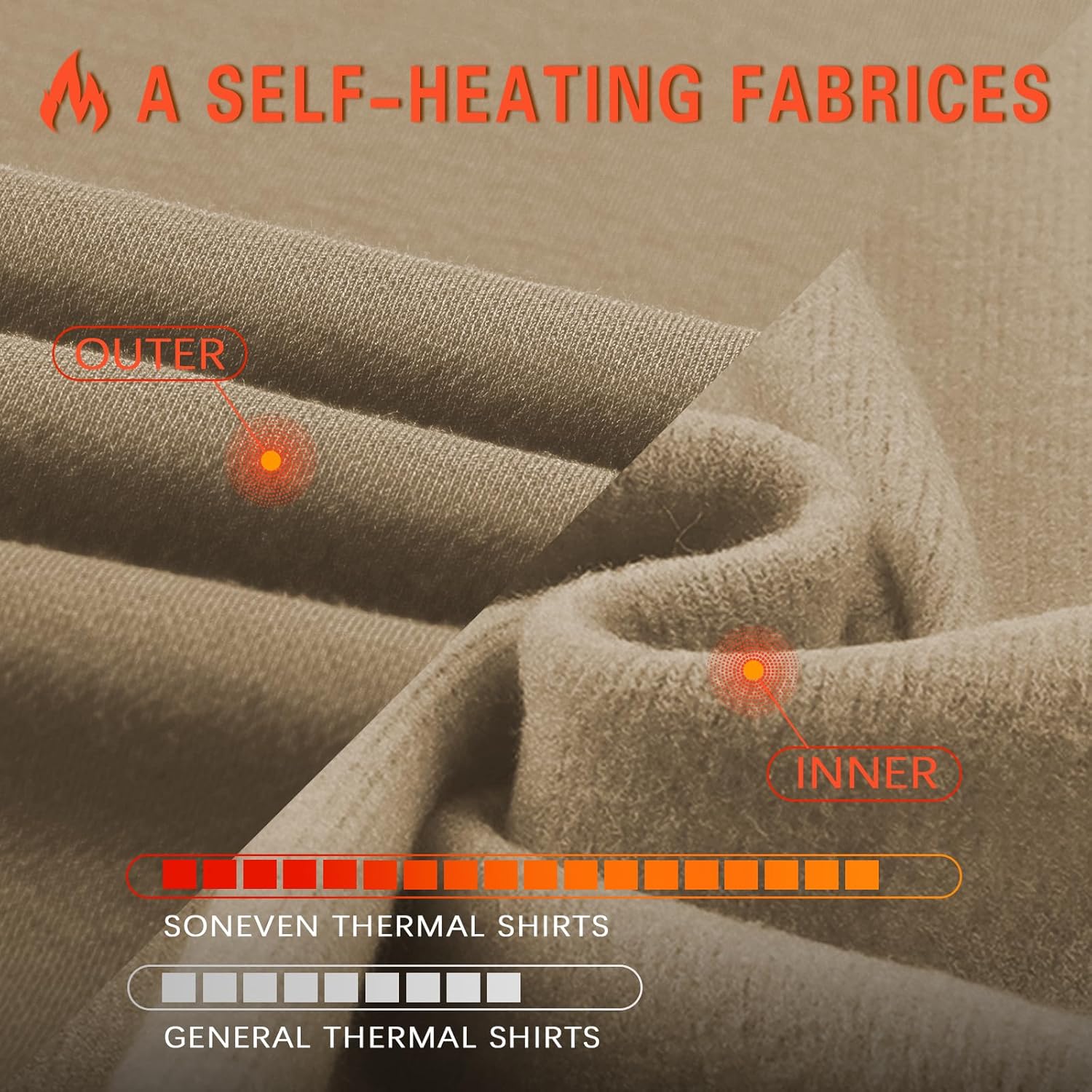 Soneven Womens' Golf Sweatshirts Thermal Fleece Running Pullover Quarter Zip Winter Outdoor Hiking Athletic Sweatshirts - Image 4