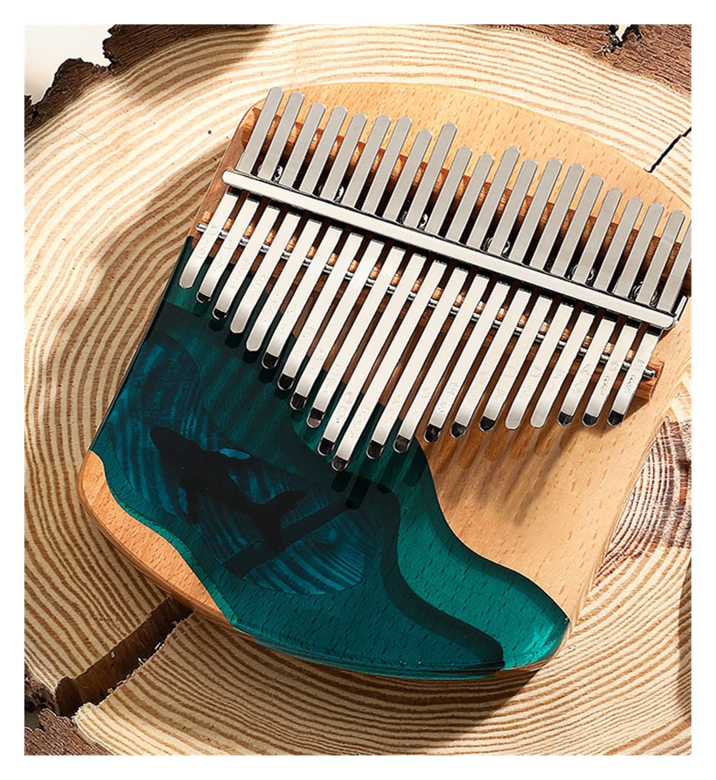 alumno Kalimba Instrumento De Percusión para Principiantes De Piano De Dedo Kalimba De 34 Tonos (Color : 21 Tone)