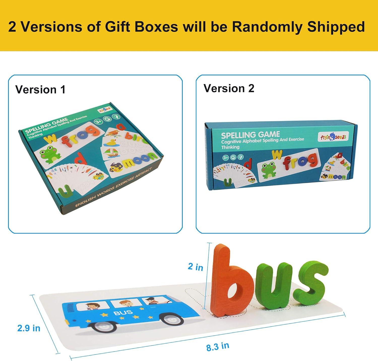 See and Spell Learning Toys, CVC Word Builders with Sight Words Flash Cards Kindergarten, Educational Toys for Toddler 2 3 4 Year Old Boys Girls - Gifts for Kids