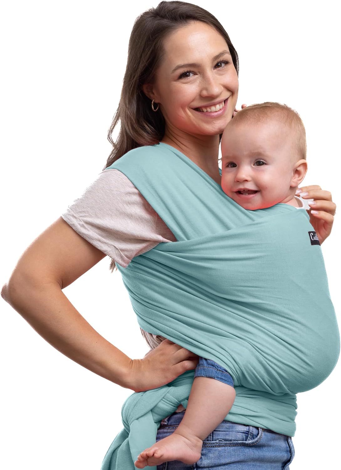 CuddleBug Baby Wrap HandsFree Baby Carrier Wrap Soft & Stretchy