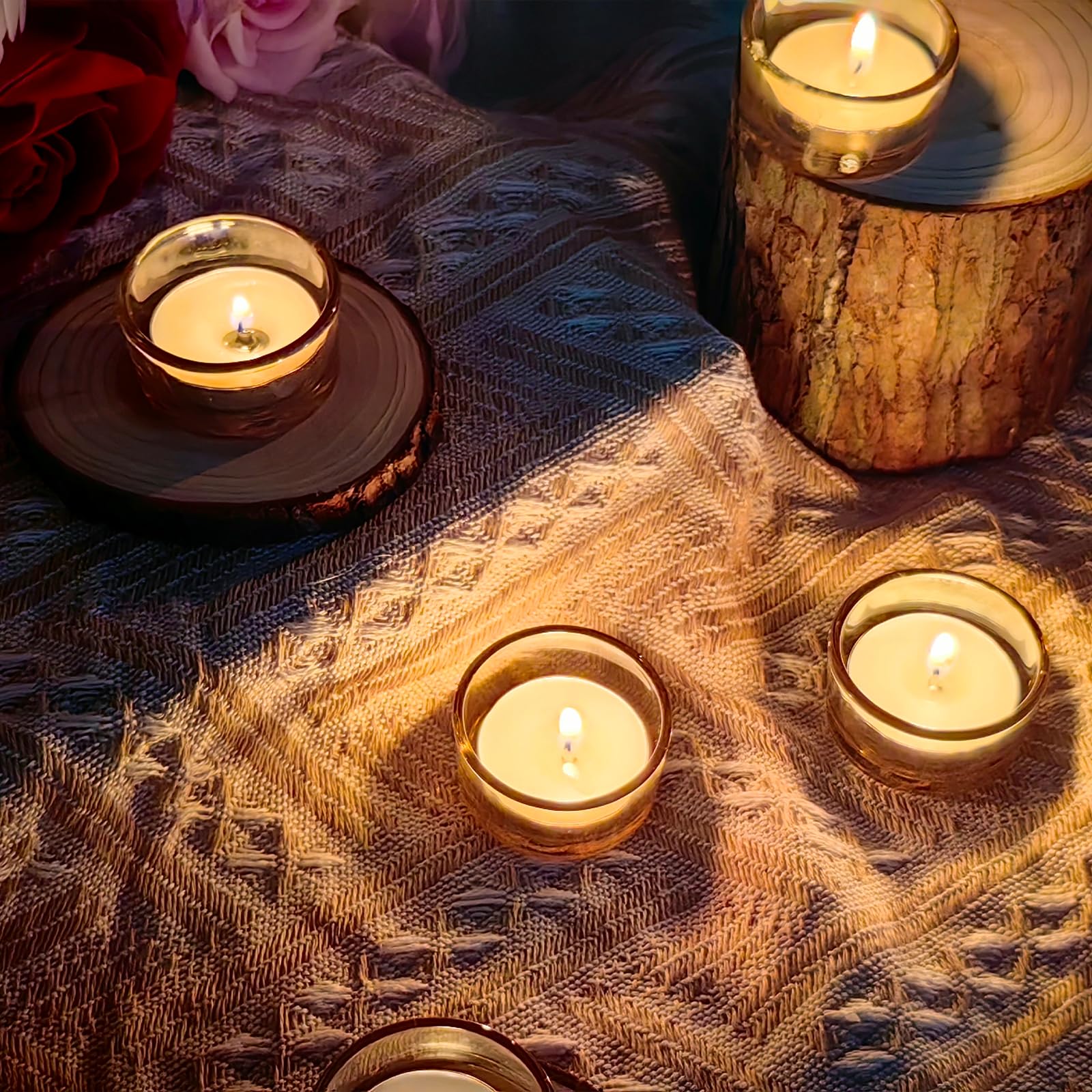 Engagement Candleholder by Lir Glass ts 15cm tall Plus Candle
