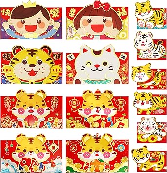 Amazon Gokei お年玉袋 寅 虎 長札 14柄14枚入り 22お年玉袋 ポチ袋 お年玉 ぽち袋 とら トラ お年玉袋 ぽち袋お年玉 おもしろ キャラクター お年玉ぽち袋 かわいい 長ぽち袋 お金 ドッキリ 封筒 子供 お正月 おとし玉 正月 22干支 おとしだま お年玉袋 ポチ袋
