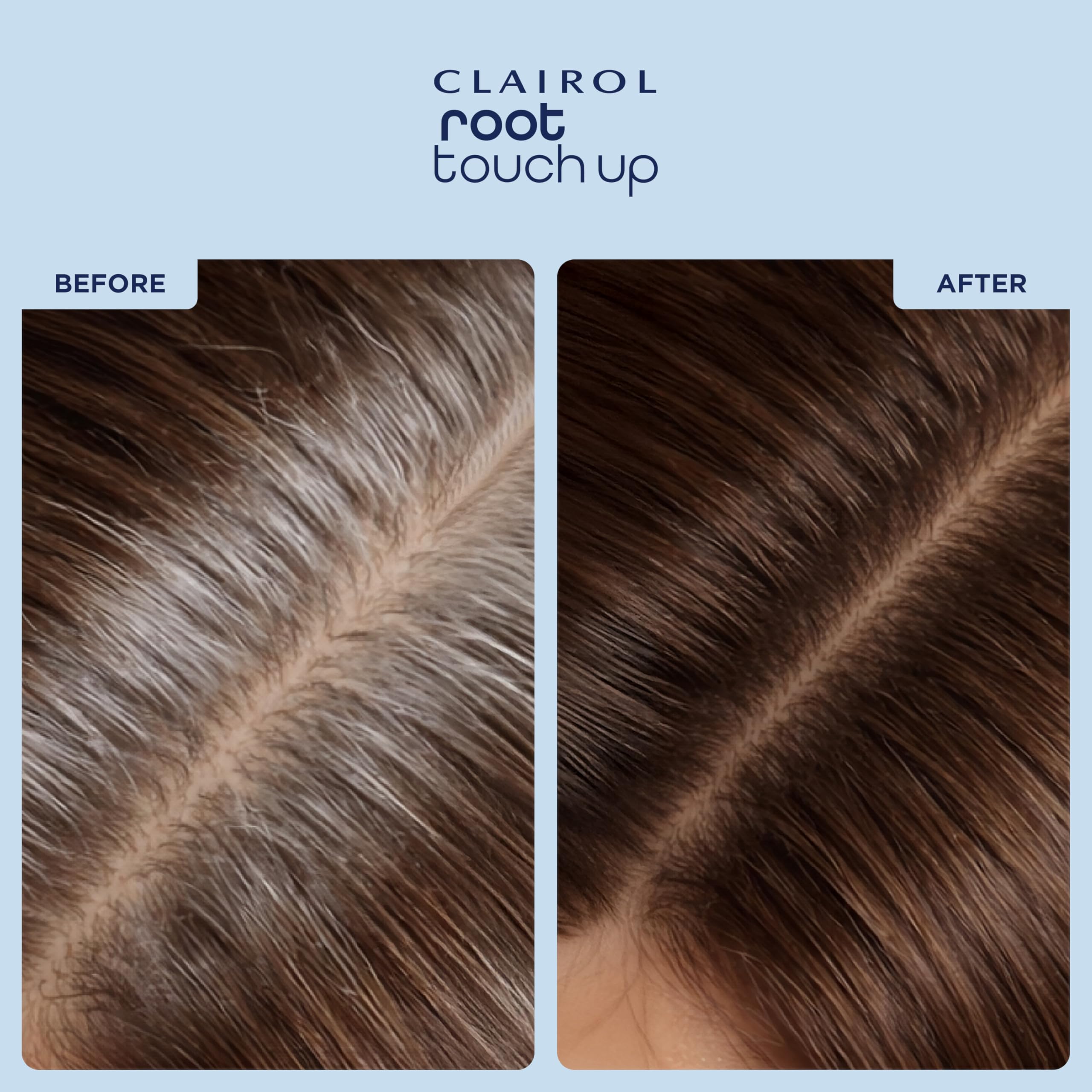 Clairol Root Touch-Up Temporäres Concealing Puder, Mittelbraun, 3 Stück