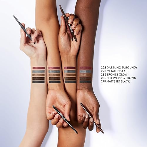 Miniatura 4 de COVERGIRL Perfect Point Plus Ink Gel Eye Pencil, pigmentado, de larga duración, fórmula vegana, deslumbrante borgoña 295, 0.01 onzas