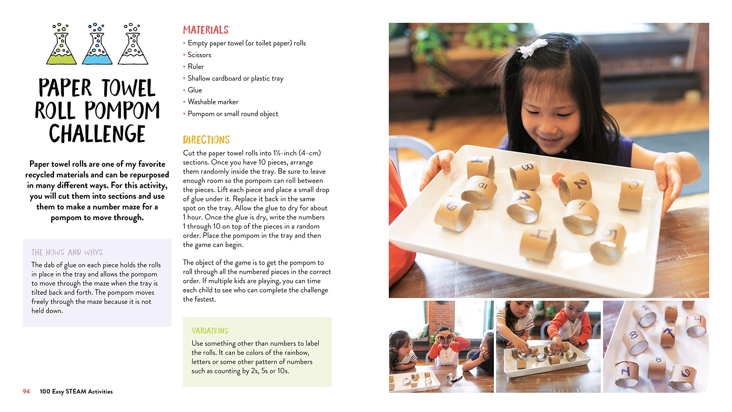 100 Easy STEAM Activities: Awesome Hands-On Projects for Aspiring Artists and Engineers 3