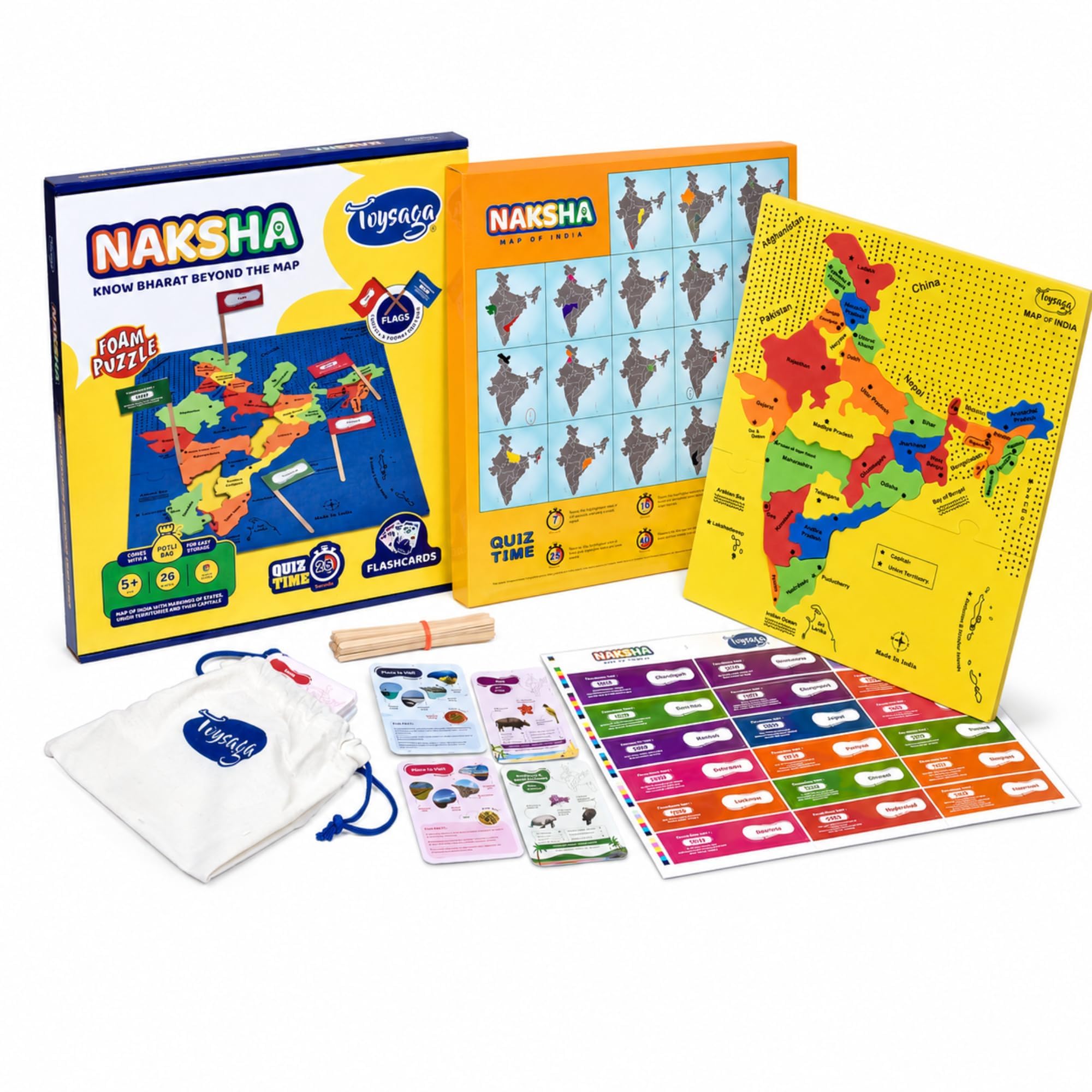 India Map Puzzle - Educational Toy for Kids -7