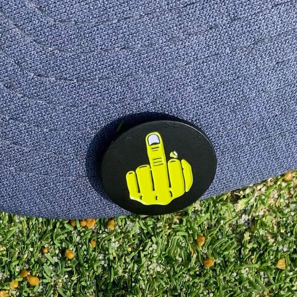 review ONESHOTGOLF 4PK Golf Ball Marker with Hat Clips for Men Women Golfer, Removable Attaches Easily to Golf Cap - Soft Enamel Technique