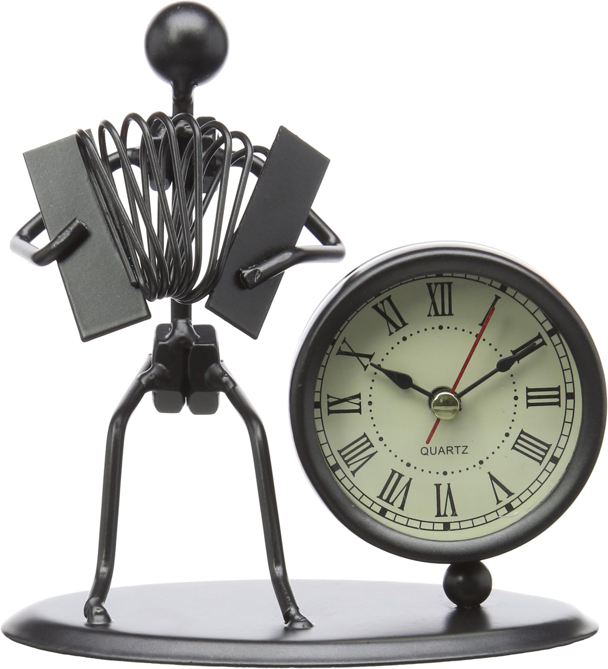 GewaSkulptur mit Uhr Akkordeon