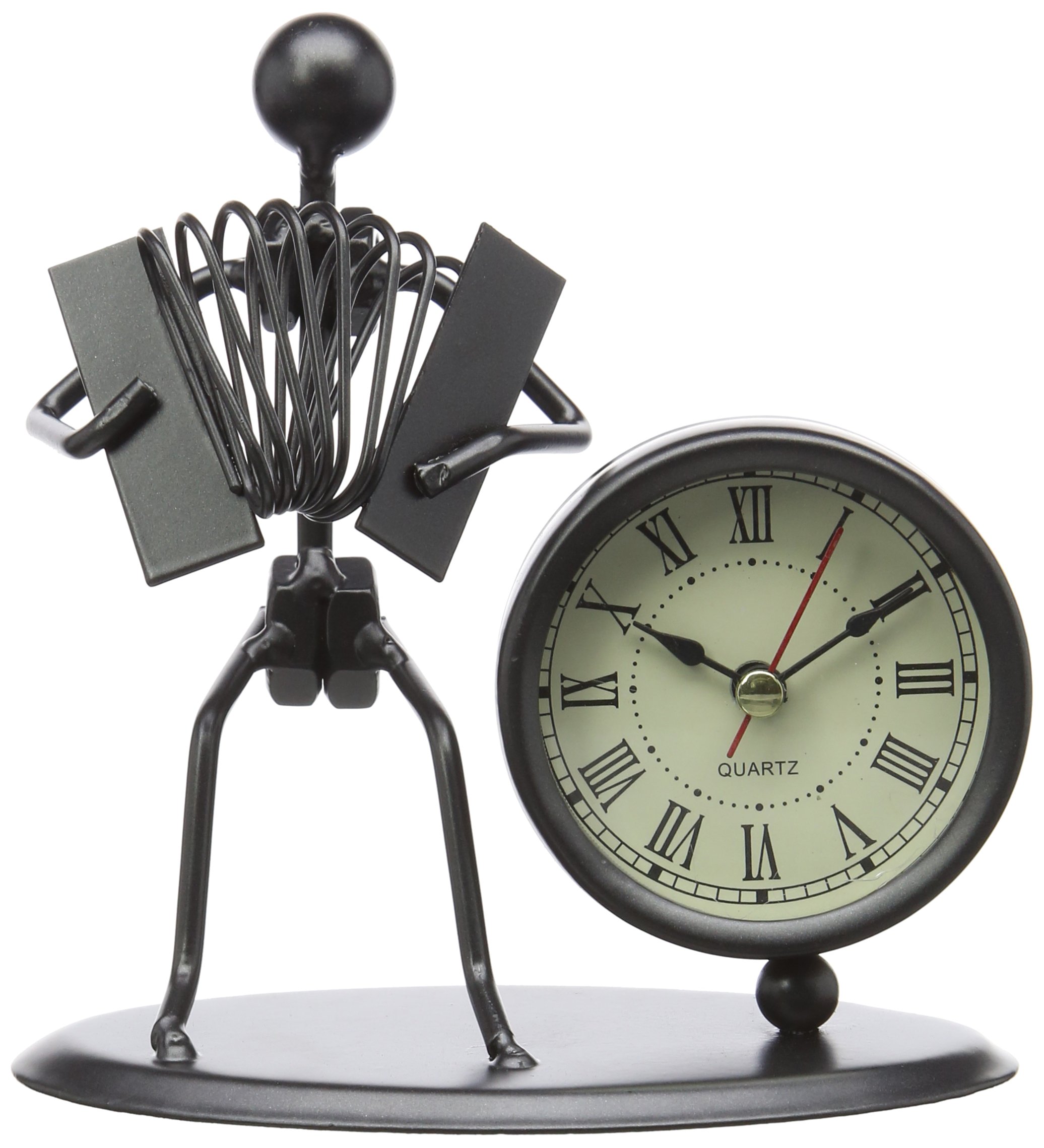 GewaSkulptur mit Uhr Akkordeon