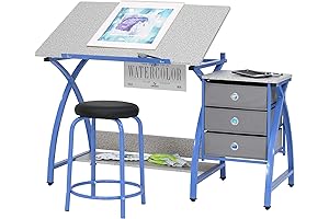 SD STUDIO DESIGNS 2 Piece Comet Craft Table for Creative Spark