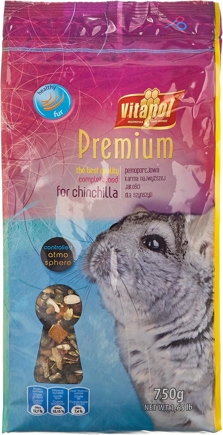 Vitapol Premium - Alimento Completo para Chinchilla, 900 g