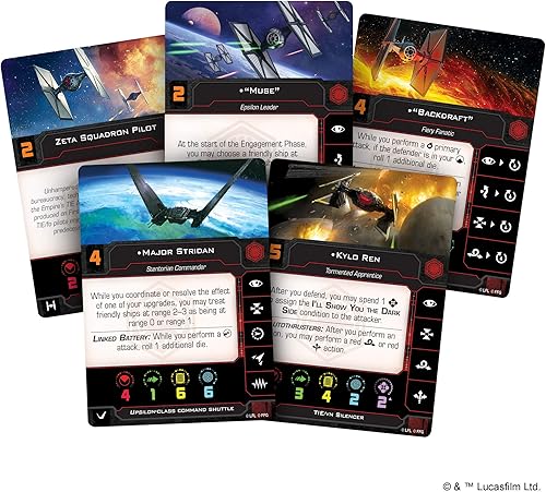 Miniatura 7 de Star Wars X-Wing 2 edición Juego de miniaturas Juego de escoria y villanía - Juego de estrategia para adultos y niños, a partir de 14 años, 2
