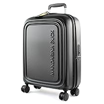 Mandarina Duck Logoduck + Trolley Cabin, Nero (Black), 40x55x20(LxHxW)