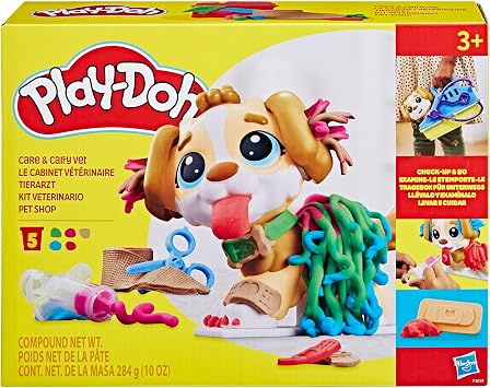 مجموعة عجينة اللعب Play-Doh Care'n Carry Vet
