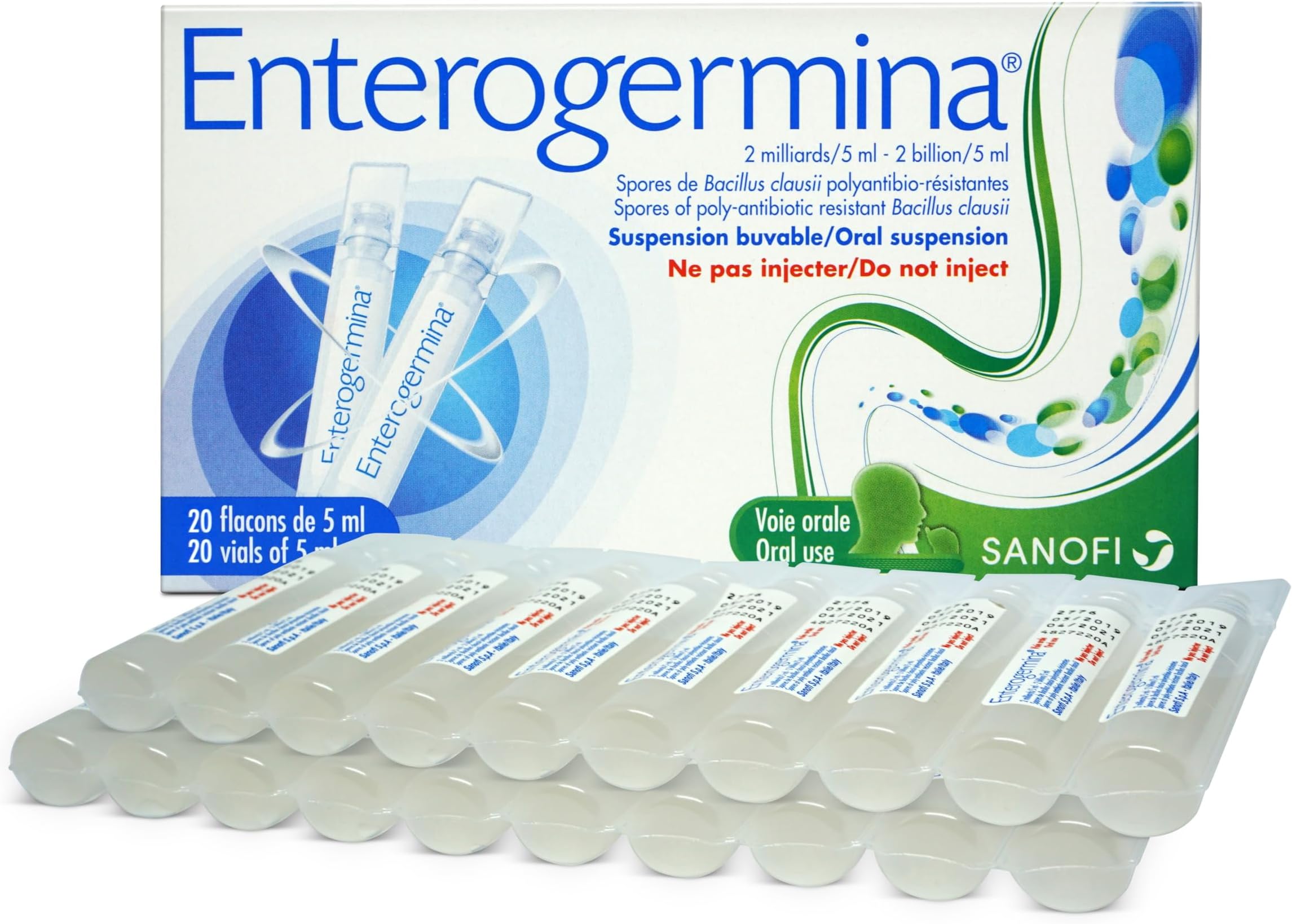 Enterogermina 2 Billion (20 Vials)