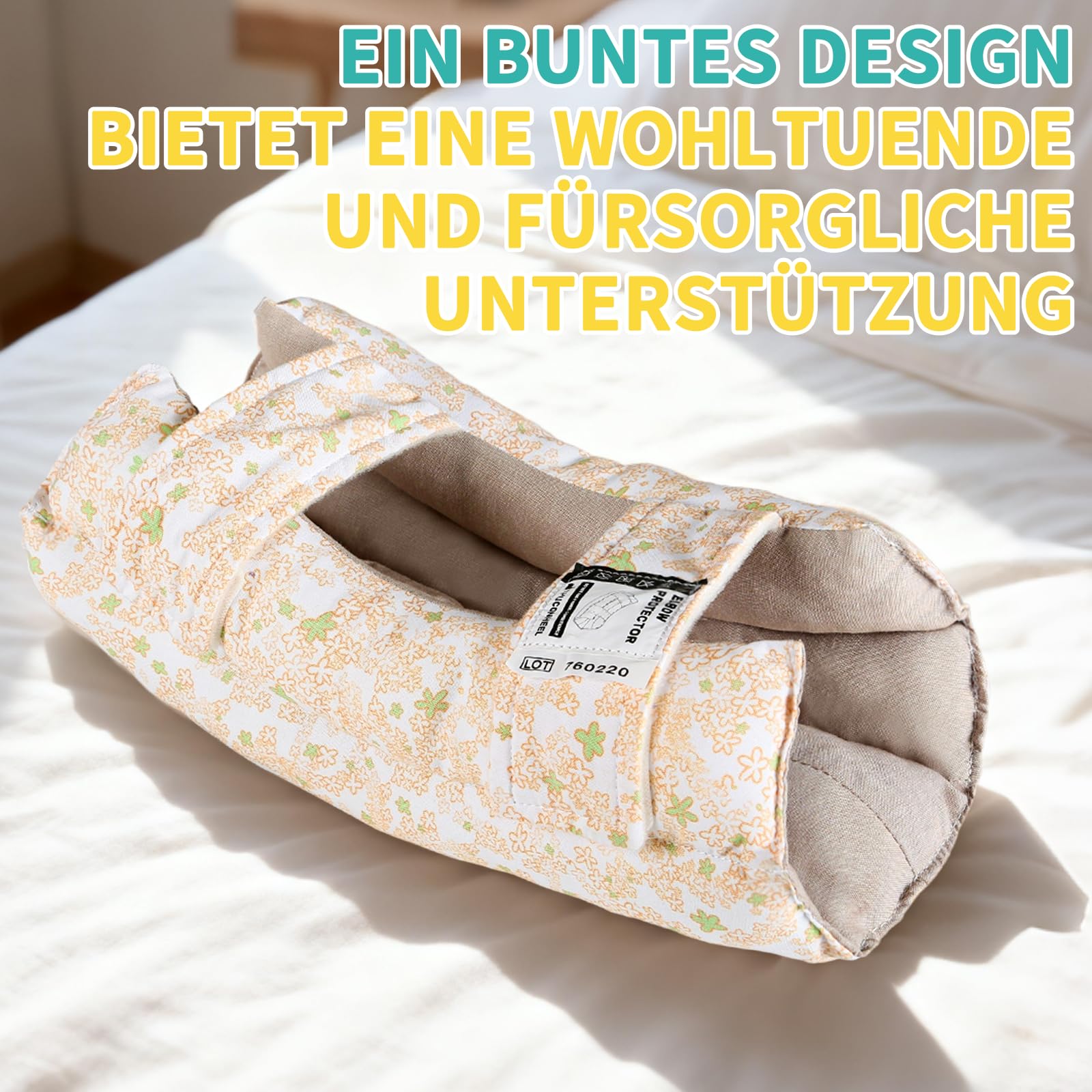 Ellbogenschützer für Senioren & Erwachsene – Bunte, waschbare Polster zur Druckentlastung