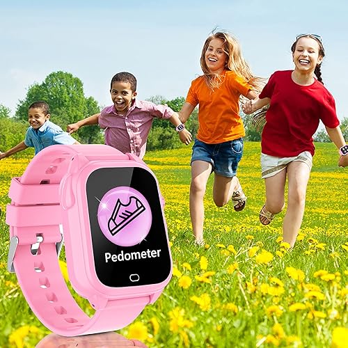 Miniatura 6 de SYEEKOM Reloj inteligente para niños  Reloj inteligente para niños con 26 juegos cámara reproductor de música de video podómetro juguetes educativos