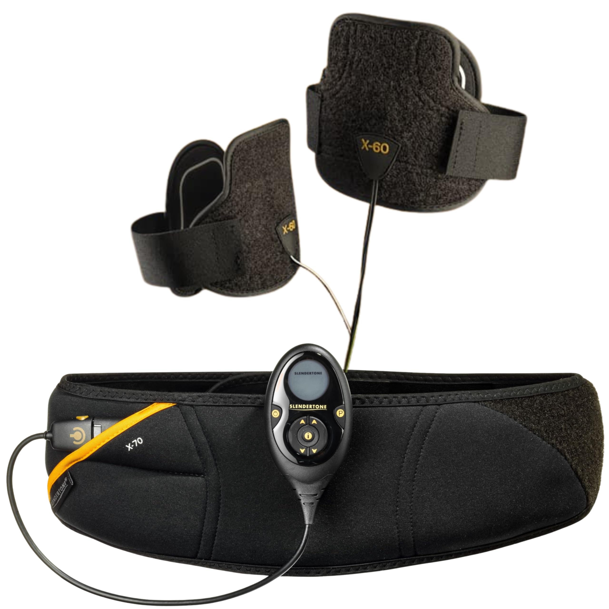 – Slendertone Abs7 + Arms Toner Bundle for Men – EMS Muscle Stimulator Set for Abs & Biceps | 10 Ab & 3 Arm Programs | Rechargeable Controller | Unisex Abs Belt & Arm Wraps