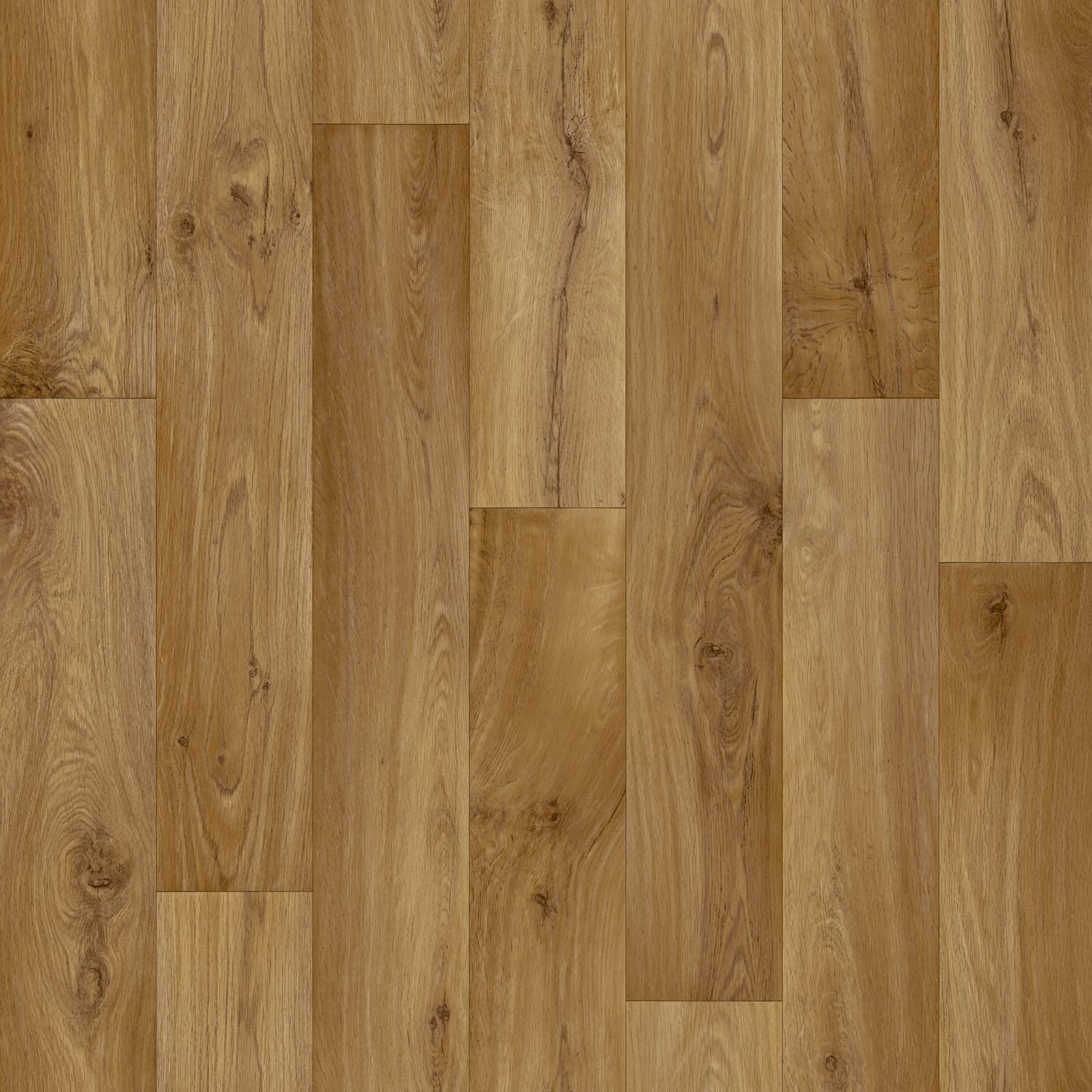 Modern Natural Planks Maestro Vinyl Flooring 2mm Anti-Slip Lino for Kitchen Bathroom (W: 3m x L: 7m)