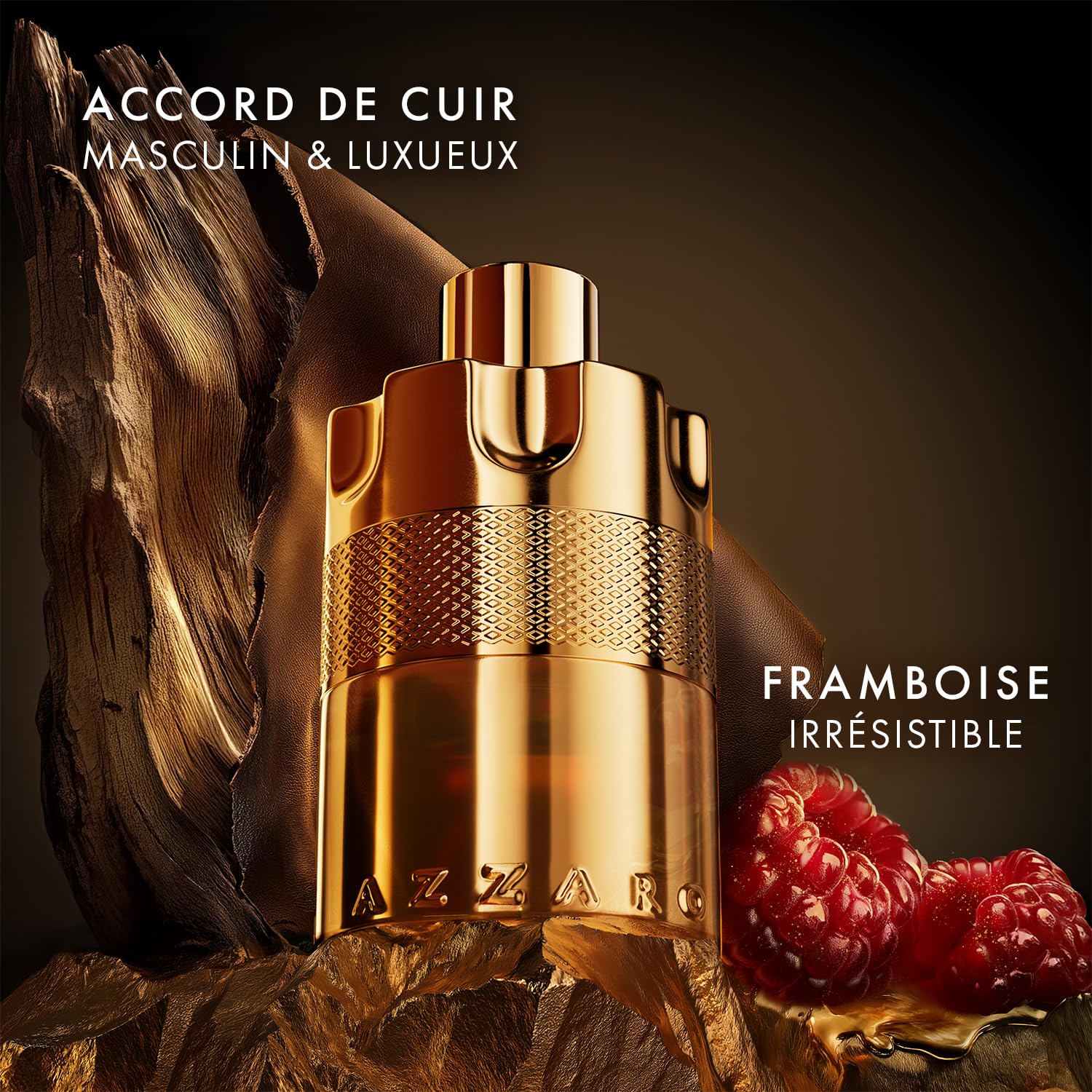 Azzaro Wanted Forever Elixir - Parfum pour Homme - Séducteur, Irrésistible et Puissant - Accords de Fruits Rouges, Cardamome et Cuir - Tenue Longue Durée - Spray Vaporisateur